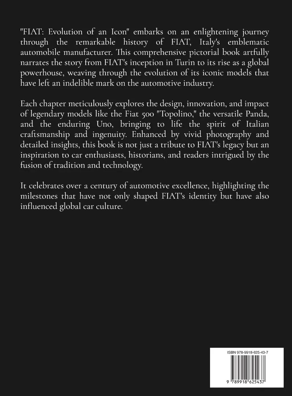 Rückseite: 9789918625437 | FIAT - Evolution Of An Icon | Etienne Psaila | Buch | Englisch | 2024