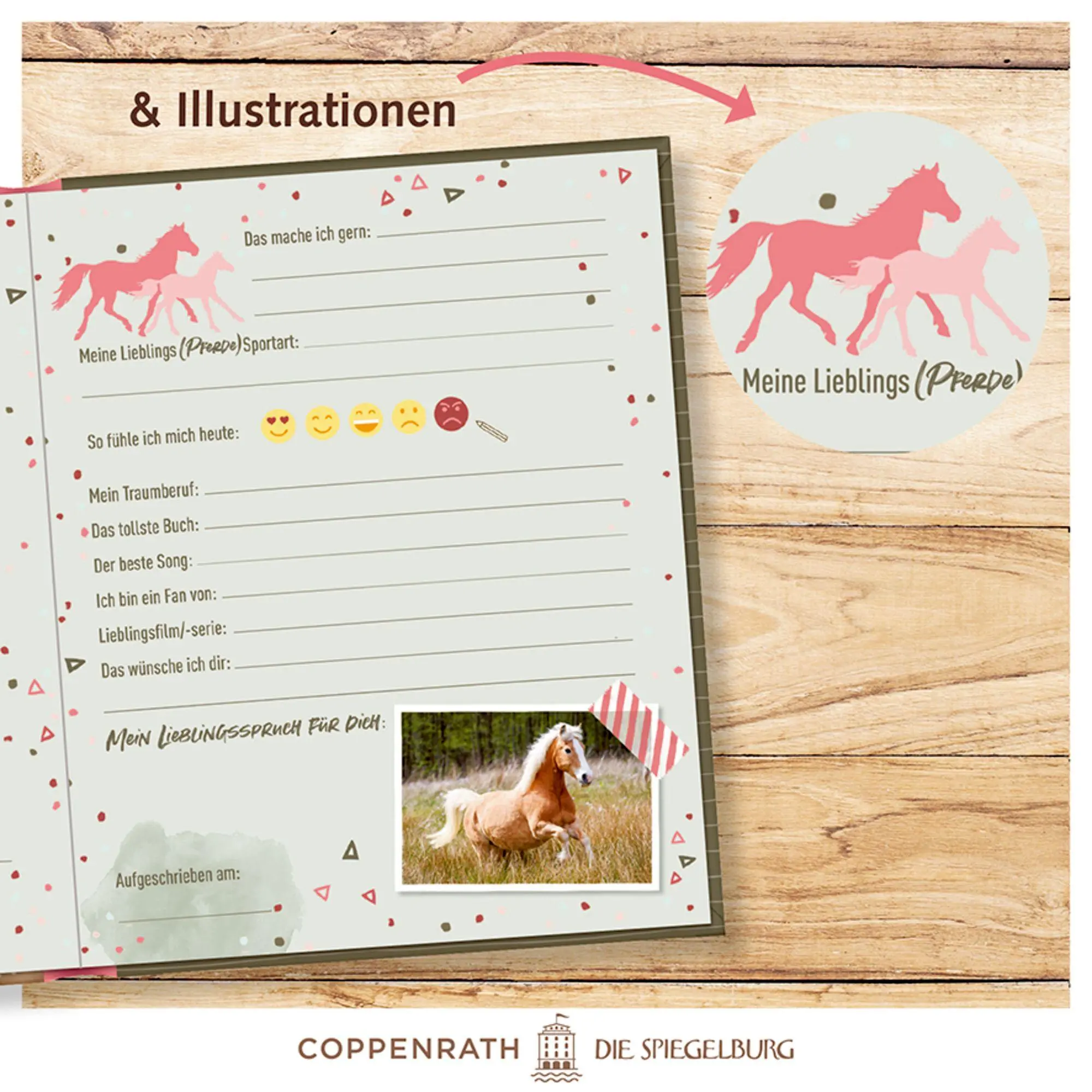 Bild: 4050003715537 | Freundebuch - I LOVE HORSES - Beste Freunde | (Foto) | Slawik | Buch