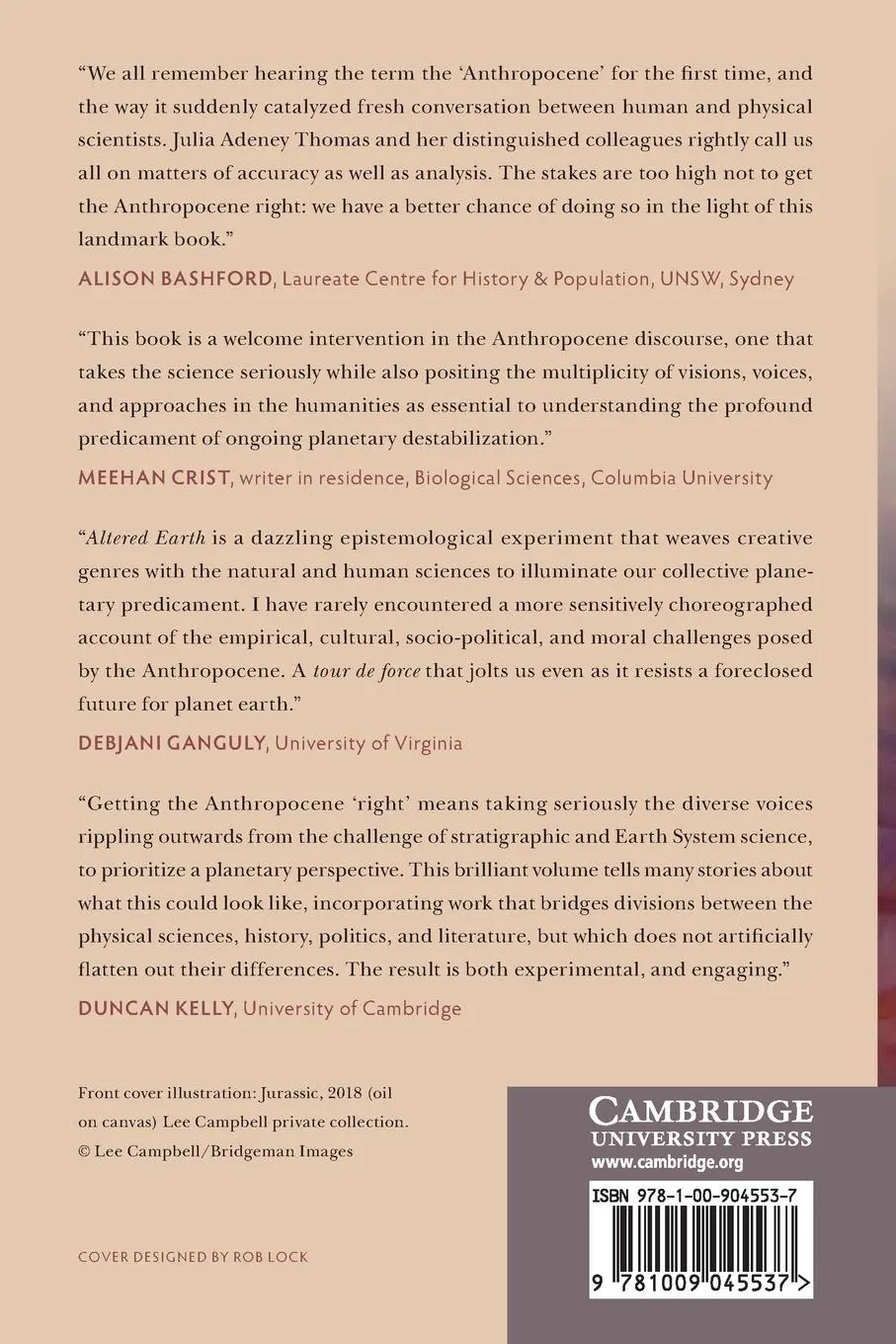 Rückseite: 9781009045537 | Altered Earth | Julia Adeney Thomas | Taschenbuch | Englisch | 2022