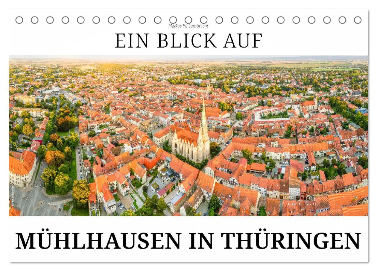 Cover: 9783457495537 | Ein Blick auf Mühlhausen in Thüringen (Tischkalender 2026 DIN A5...