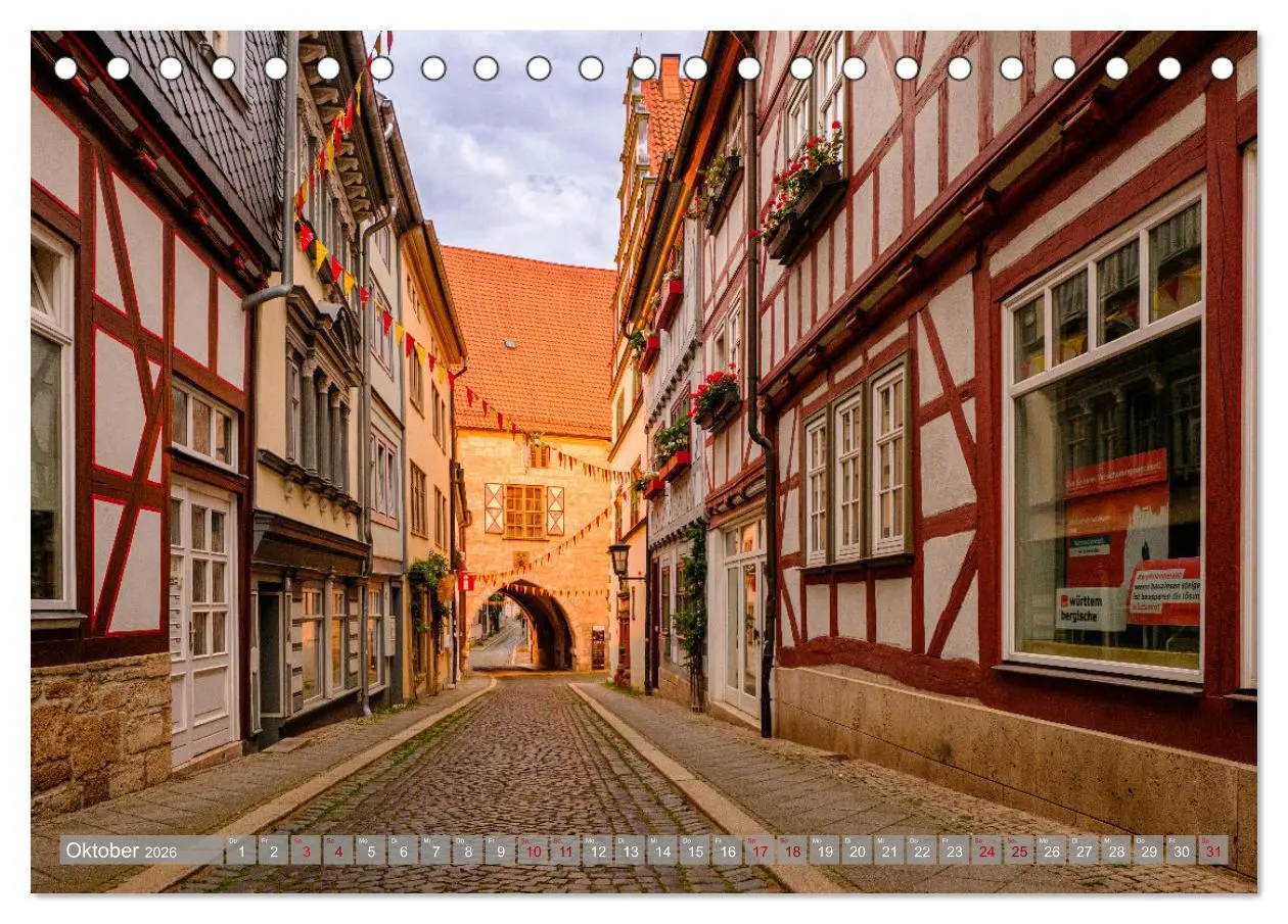Bild: 9783457495537 | Ein Blick auf Mühlhausen in Thüringen (Tischkalender 2026 DIN A5...