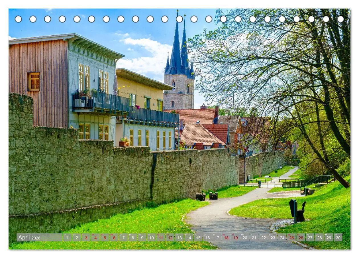 Bild: 9783457495537 | Ein Blick auf Mühlhausen in Thüringen (Tischkalender 2026 DIN A5...