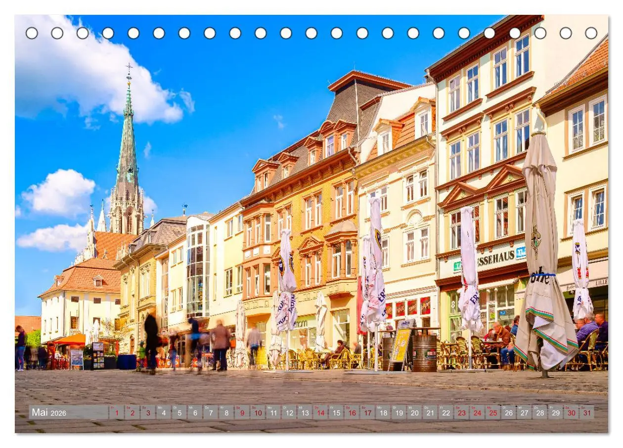 Bild: 9783457495537 | Ein Blick auf Mühlhausen in Thüringen (Tischkalender 2026 DIN A5...