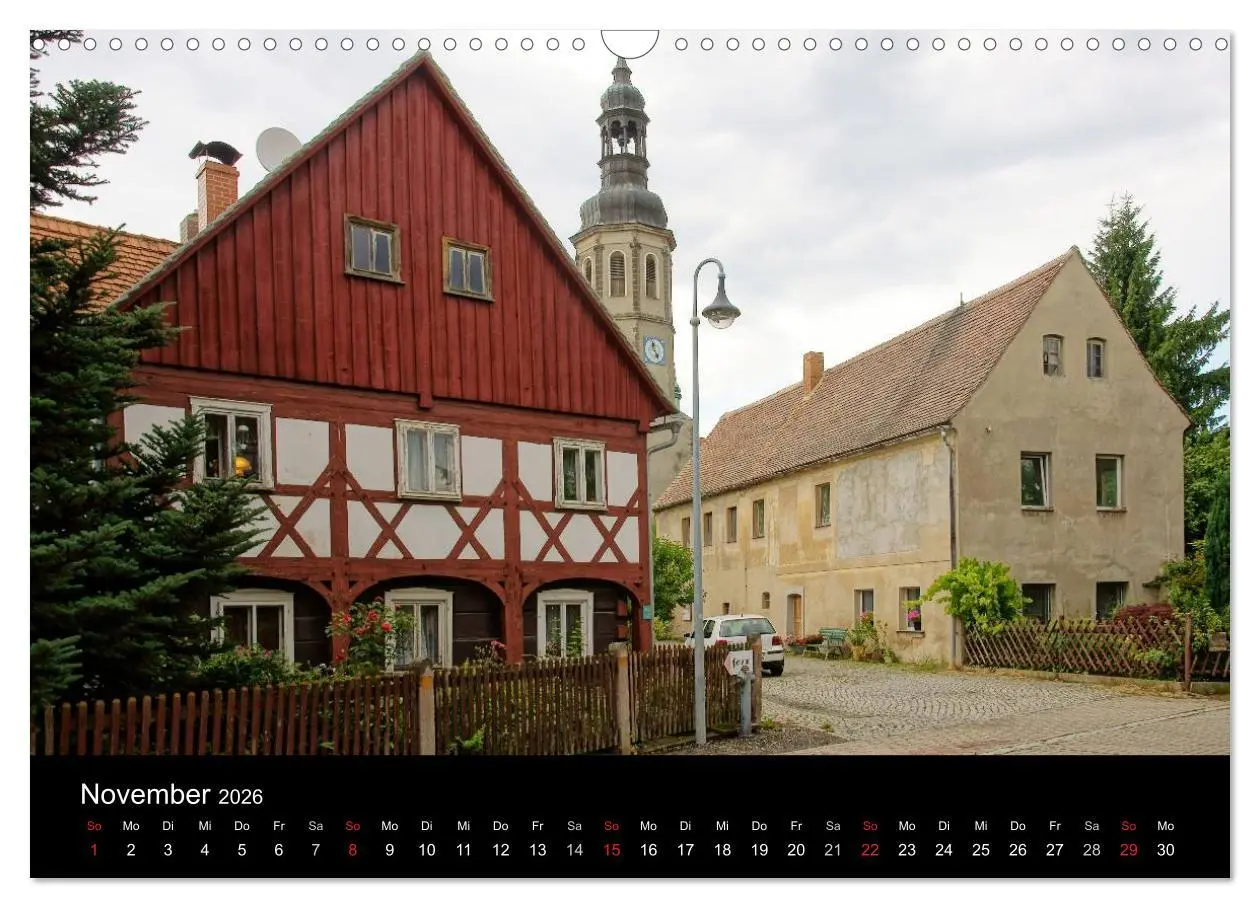 Bild: 9783516105537 | Oberlausitz - Land der Umgebindehäuser (Wandkalender 2026 DIN A3...