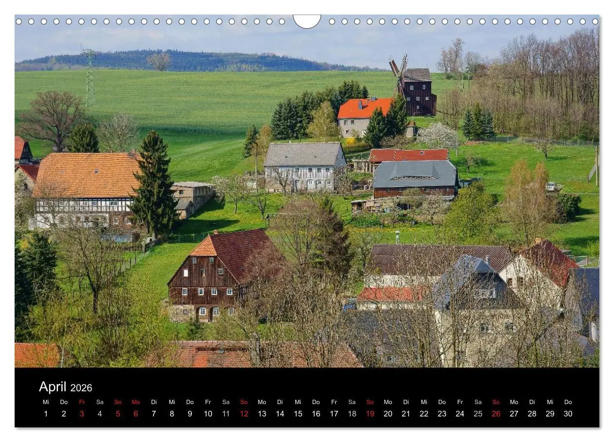 Bild: 9783516105537 | Oberlausitz - Land der Umgebindehäuser (Wandkalender 2026 DIN A3...