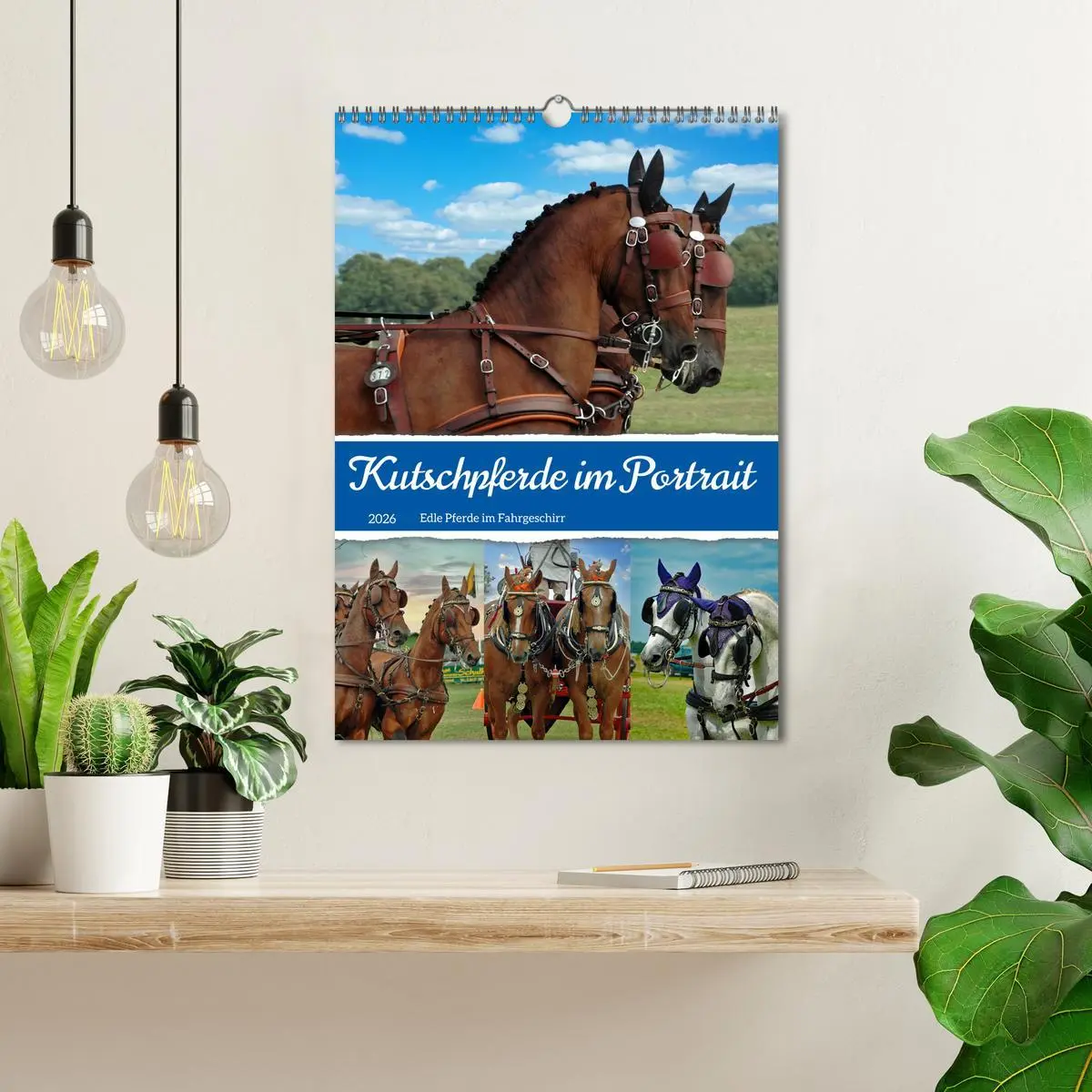 Bild: 9783516345537 | Kutschpferde im Portait (Wandkalender 2026 DIN A3 hoch), CALVENDO...