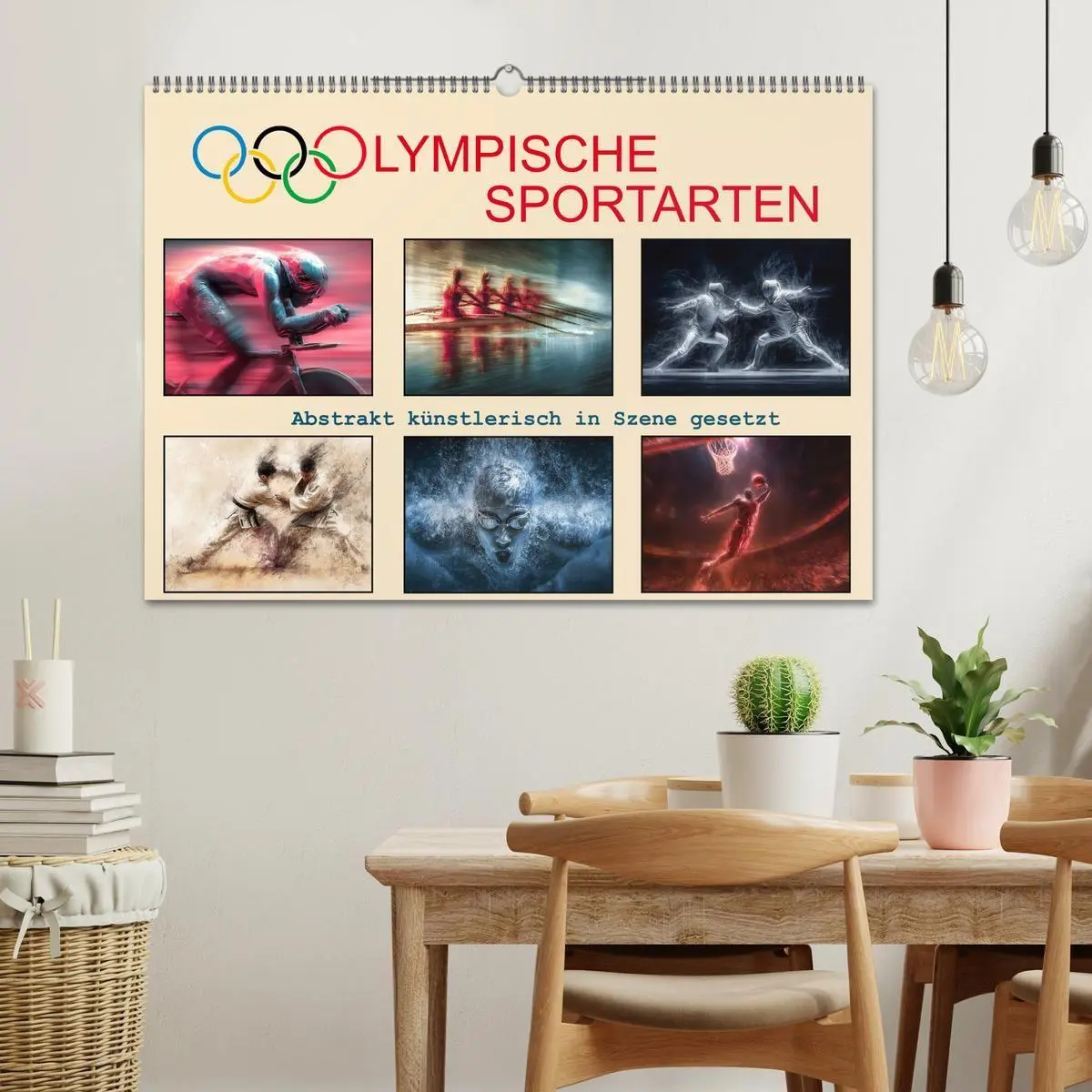 Bild: 9783516655537 | Olympische Sportarten (Wandkalender 2026 DIN A2 quer), CALVENDO...