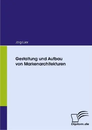 Cover: 9783836665537 | Gestaltung und Aufbau von Markenarchitekturen | Jörg Lüer | Buch