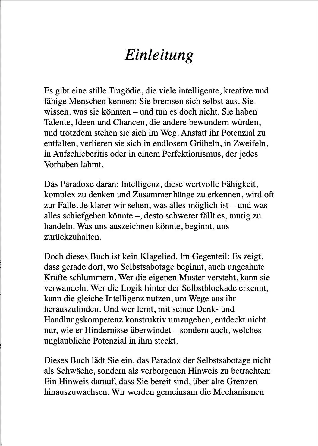 Bild: 9791281365537 | WARUM INTELLIGENTE MENSCHEN SICH SELBST SABOTIEREN | Sarah Heinemann