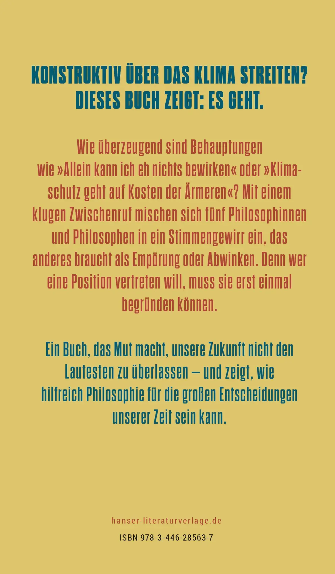 Bild: 9783446285637 | Besser um die Zukunft streiten | Barbara Bleisch (u. a.) | Buch | 2026