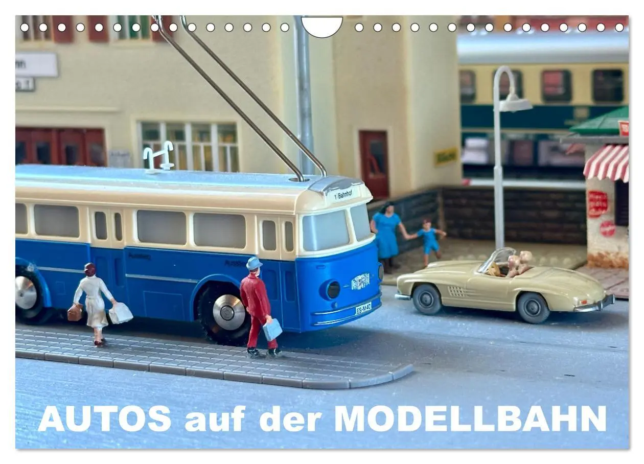 Cover: 9783457315637 | Autos auf der Modellbahn (Wandkalender 2026 DIN A4 quer), CALVENDO...