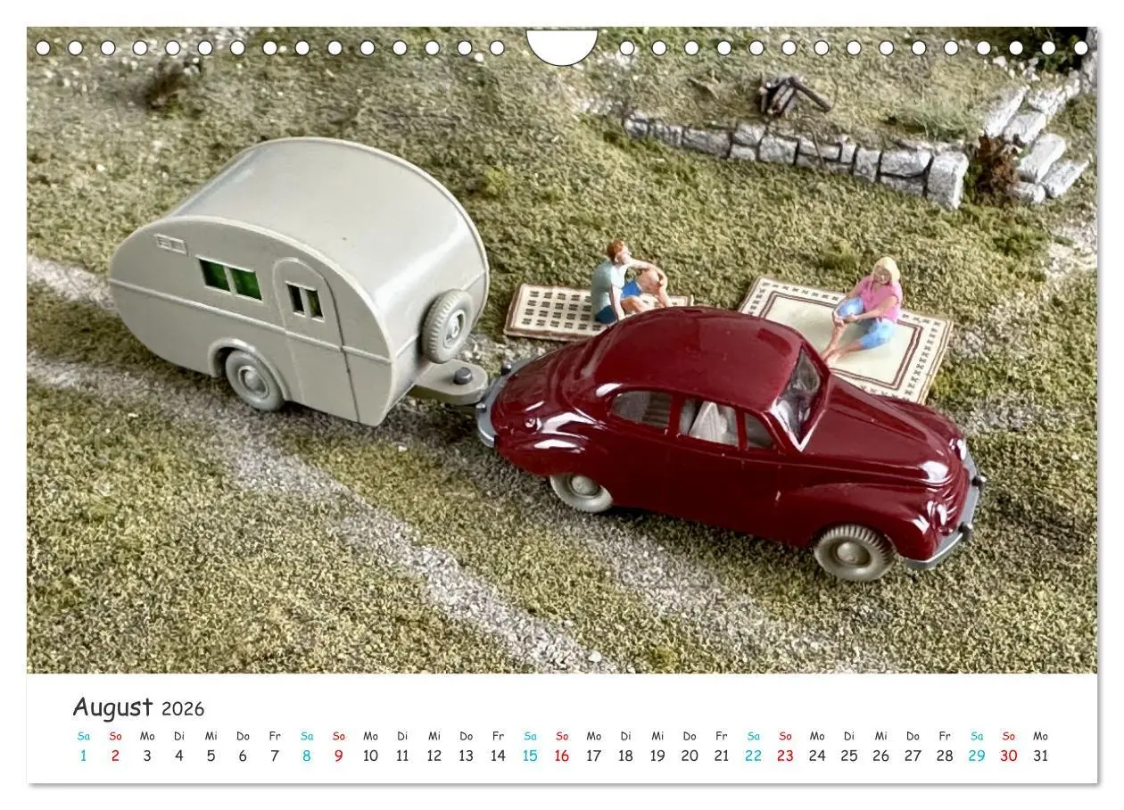 Bild: 9783457315637 | Autos auf der Modellbahn (Wandkalender 2026 DIN A4 quer), CALVENDO...