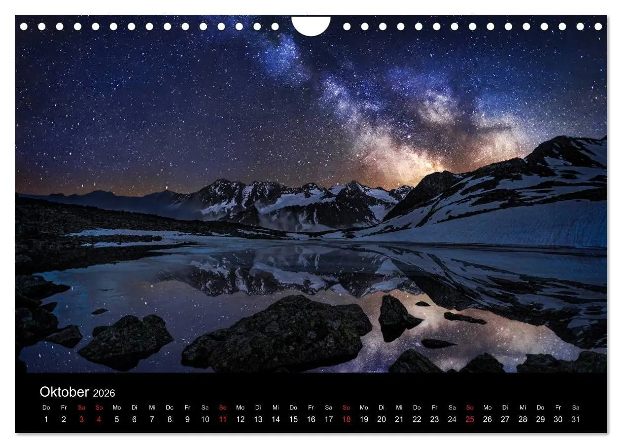 Bild: 9783516025637 | Sternensucher - Landschaft unter Sternen (Wandkalender 2026 DIN A4...