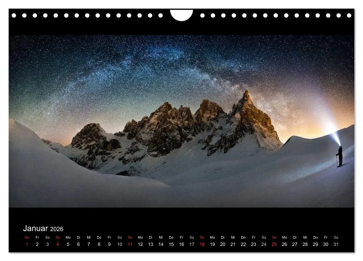 Bild: 9783516025637 | Sternensucher - Landschaft unter Sternen (Wandkalender 2026 DIN A4...