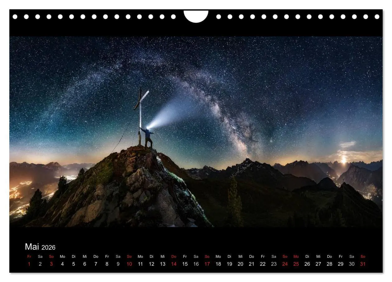 Bild: 9783516025637 | Sternensucher - Landschaft unter Sternen (Wandkalender 2026 DIN A4...