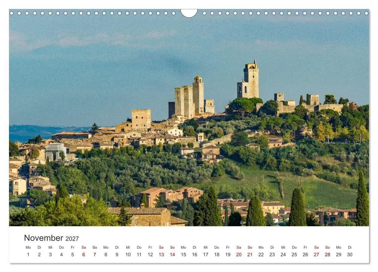 Bild: 9783569805637 | Motive der Toskana (Wandkalender 2027 DIN A3 quer), CALVENDO...