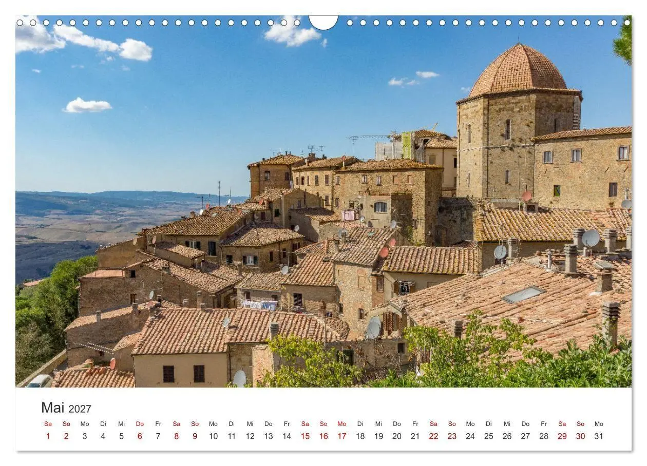 Bild: 9783569805637 | Motive der Toskana (Wandkalender 2027 DIN A3 quer), CALVENDO...
