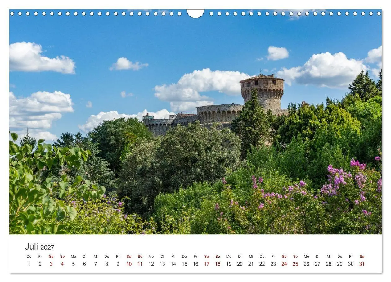 Bild: 9783569805637 | Motive der Toskana (Wandkalender 2027 DIN A3 quer), CALVENDO...