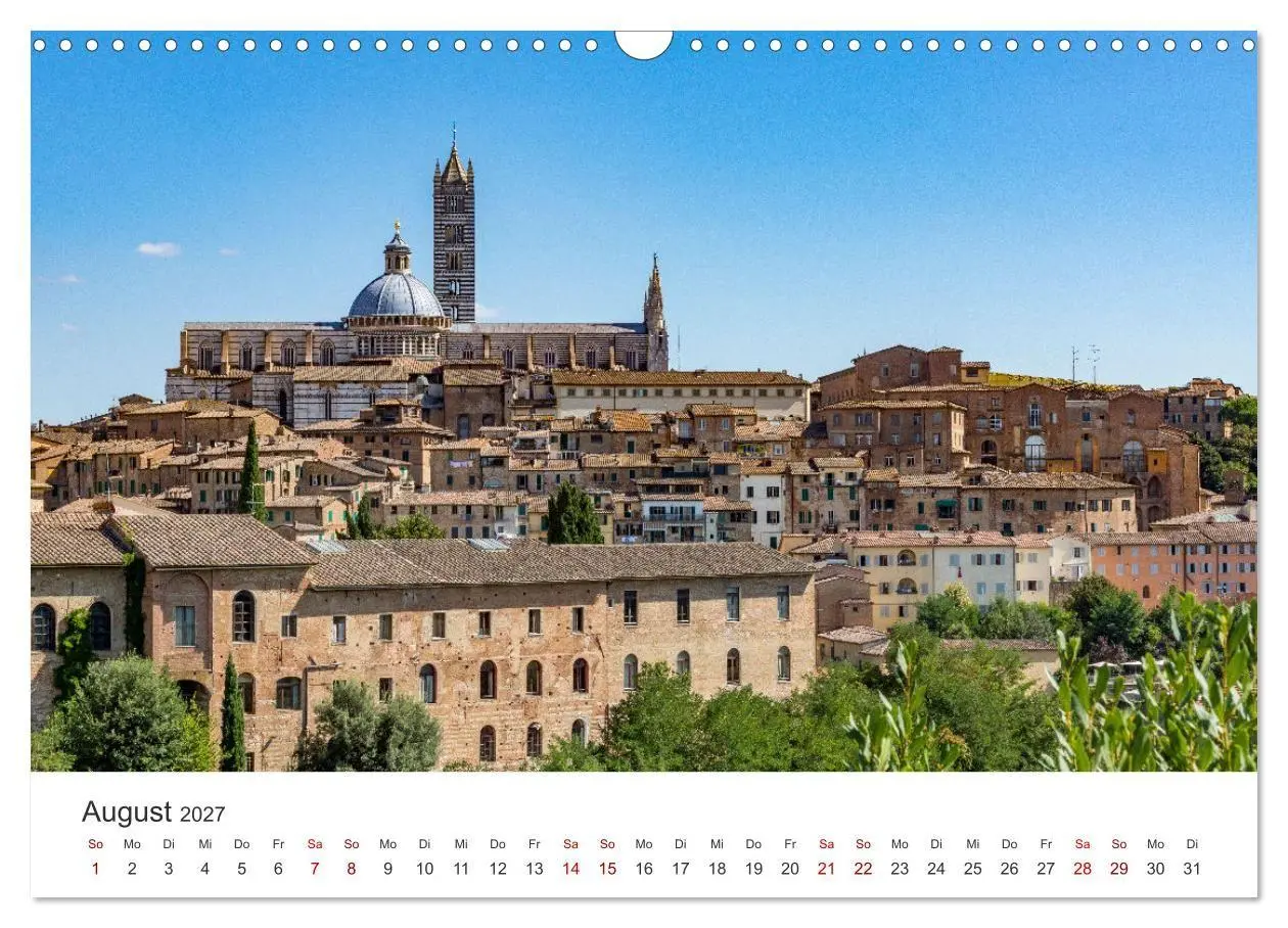Bild: 9783569805637 | Motive der Toskana (Wandkalender 2027 DIN A3 quer), CALVENDO...