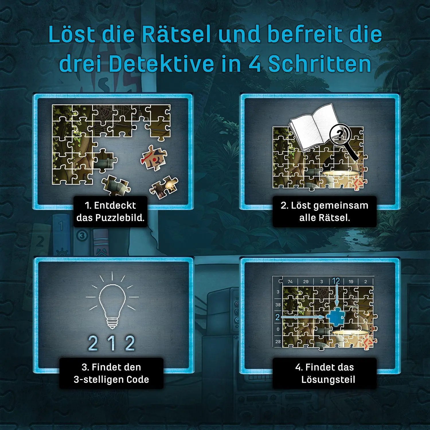 Bild: 4002051685737 | EXIT® Puzzle Die drei ??? Toteninsel | Spiel | Brand Brand | Spiel