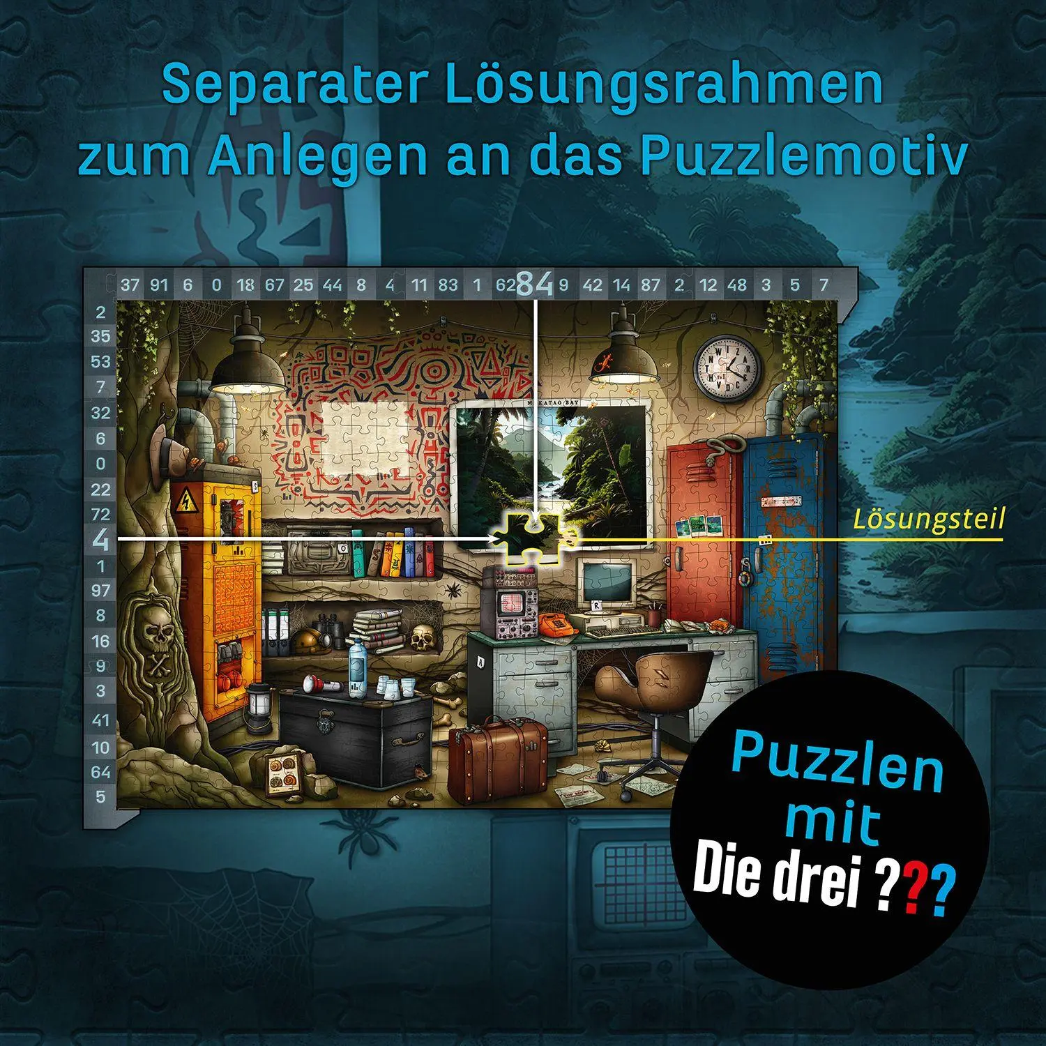 Bild: 4002051685737 | EXIT® Puzzle Die drei ??? Toteninsel | Spiel | Brand Brand | Spiel