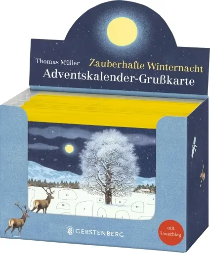 Cover: 4250915935737 | VE Zauberhafte Winternacht Adventskalender-Grußkarten 20 Ex. | Müller