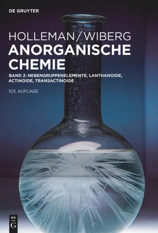 Cover: 9783110495737 | Nebengruppenelemente, Lanthanoide, Actinoide, Transactinoide. Bd.2