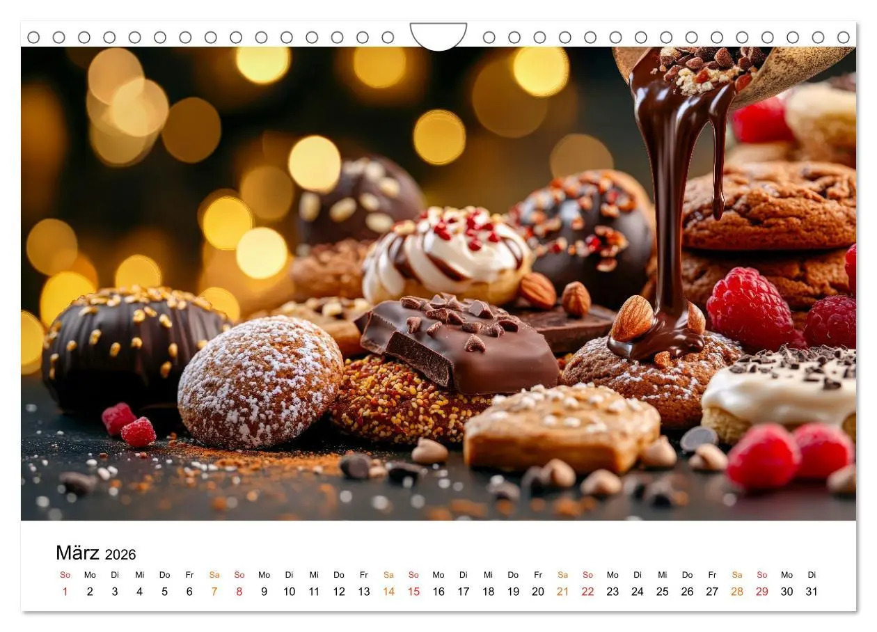Bild: 9783457305737 | Schätze der Confiserie Kunst (Wandkalender 2026 DIN A4 quer),...