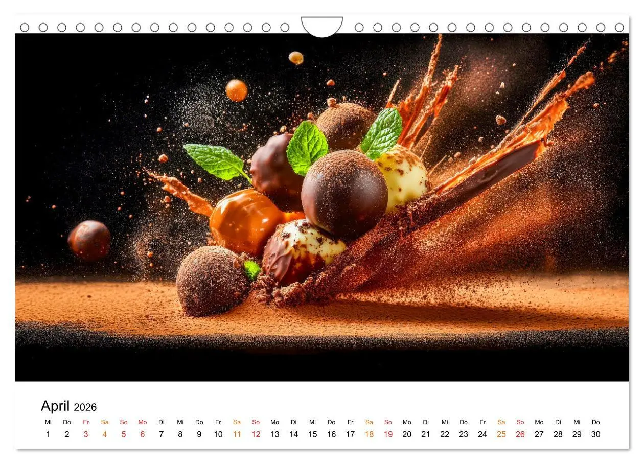 Bild: 9783457305737 | Schätze der Confiserie Kunst (Wandkalender 2026 DIN A4 quer),...