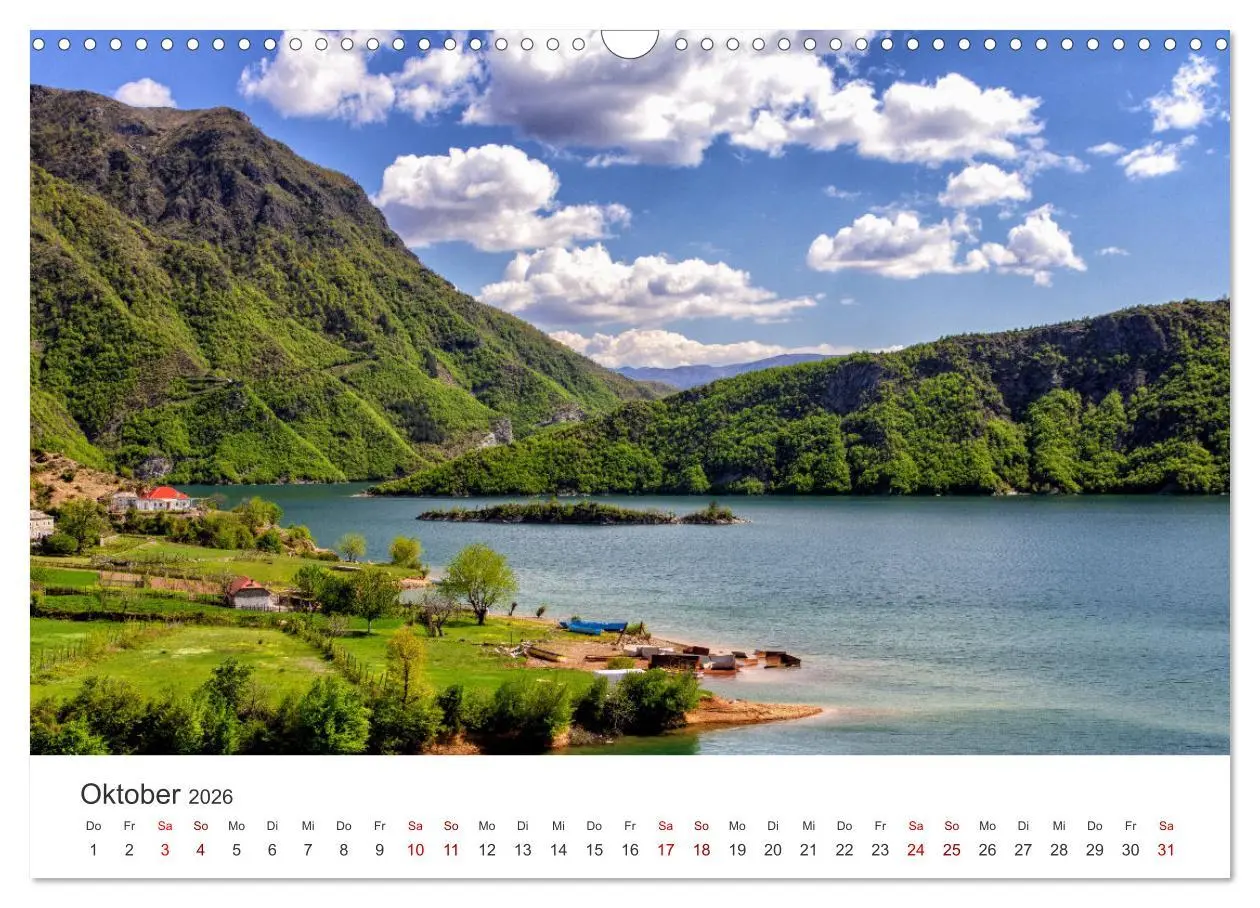 Bild: 9783457615737 | Albanien - Traumhafte Natur (Wandkalender 2026 DIN A3 quer),...