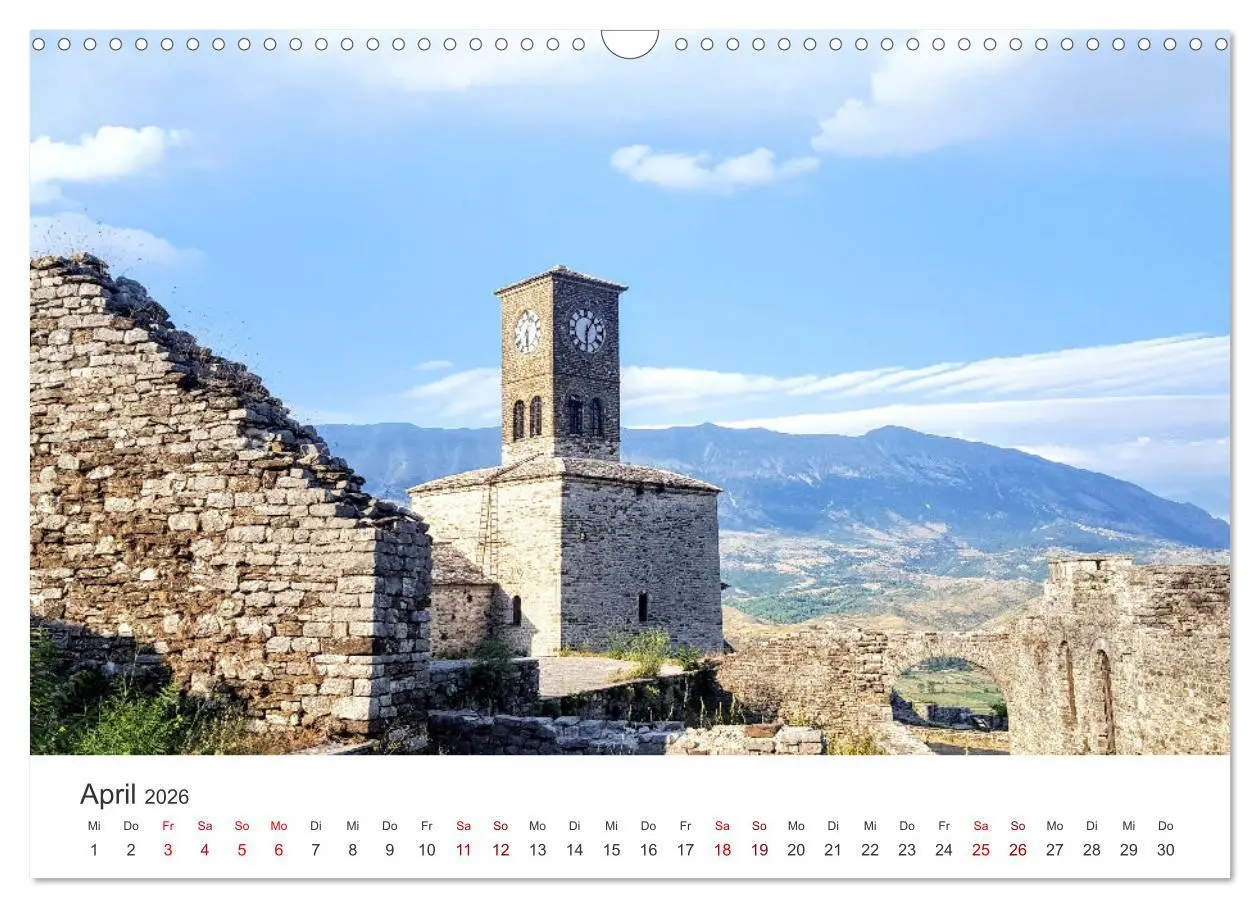 Bild: 9783457615737 | Albanien - Traumhafte Natur (Wandkalender 2026 DIN A3 quer),...