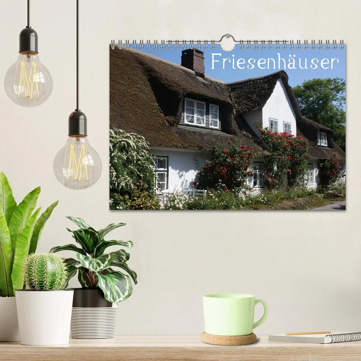 Bild: 9783516185737 | Friesenhäuser (Wandkalender 2026 DIN A4 quer), CALVENDO Monatskalender