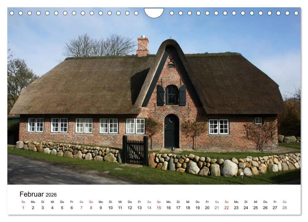 Bild: 9783516185737 | Friesenhäuser (Wandkalender 2026 DIN A4 quer), CALVENDO Monatskalender