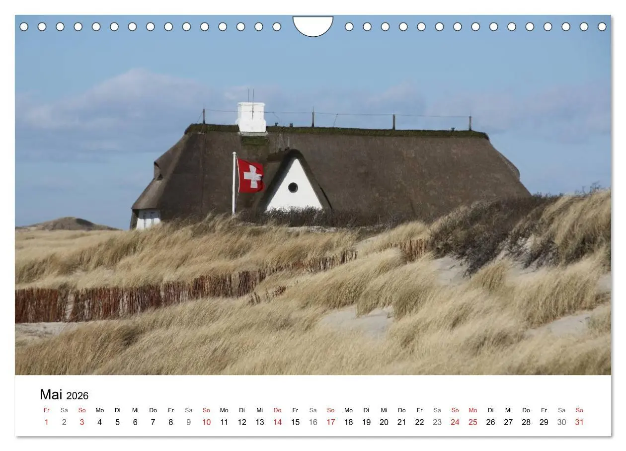 Bild: 9783516185737 | Friesenhäuser (Wandkalender 2026 DIN A4 quer), CALVENDO Monatskalender