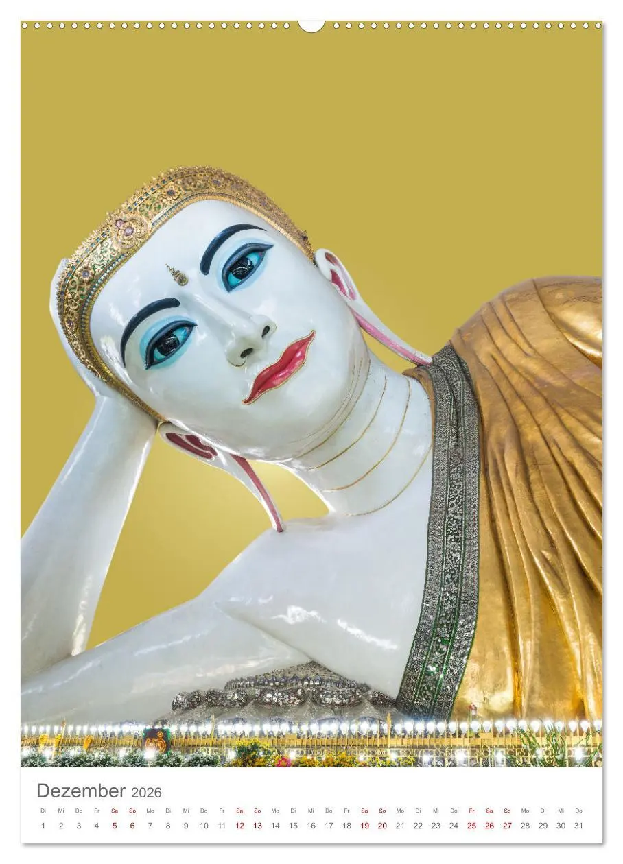 Bild: 9783516325737 | Buddha trägt Gold (hochwertiger Premium Wandkalender 2026 DIN A2...