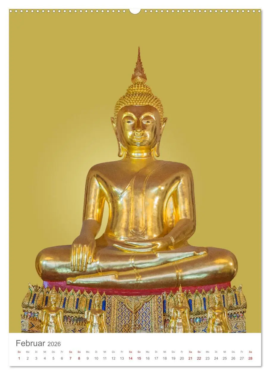 Bild: 9783516325737 | Buddha trägt Gold (hochwertiger Premium Wandkalender 2026 DIN A2...