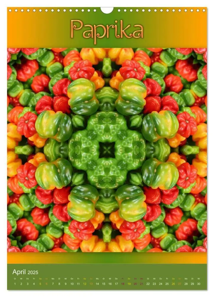 Bild: 9783435995837 | Kulinarische Mandalas (Wandkalender 2025 DIN A3 hoch), CALVENDO...