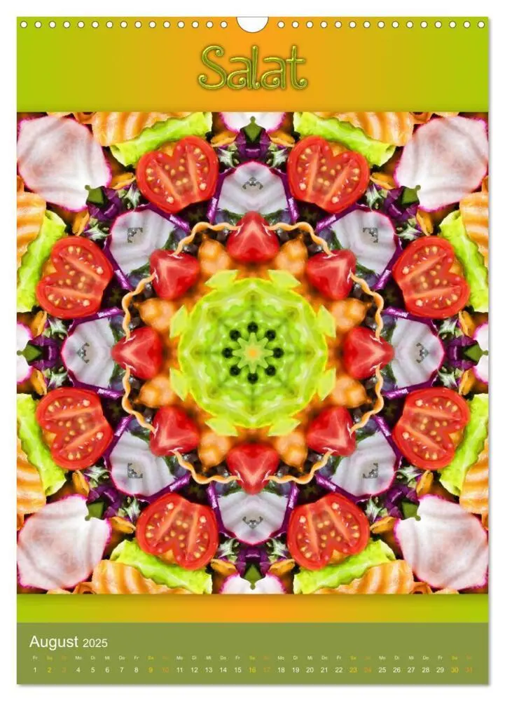 Bild: 9783435995837 | Kulinarische Mandalas (Wandkalender 2025 DIN A3 hoch), CALVENDO...