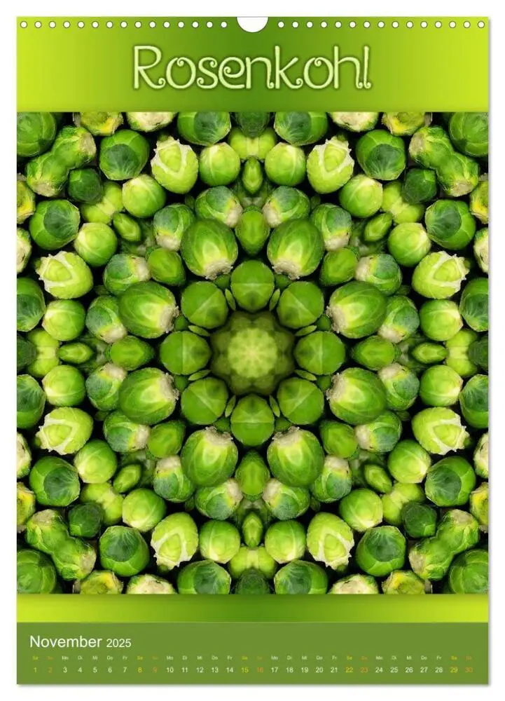Bild: 9783435995837 | Kulinarische Mandalas (Wandkalender 2025 DIN A3 hoch), CALVENDO...