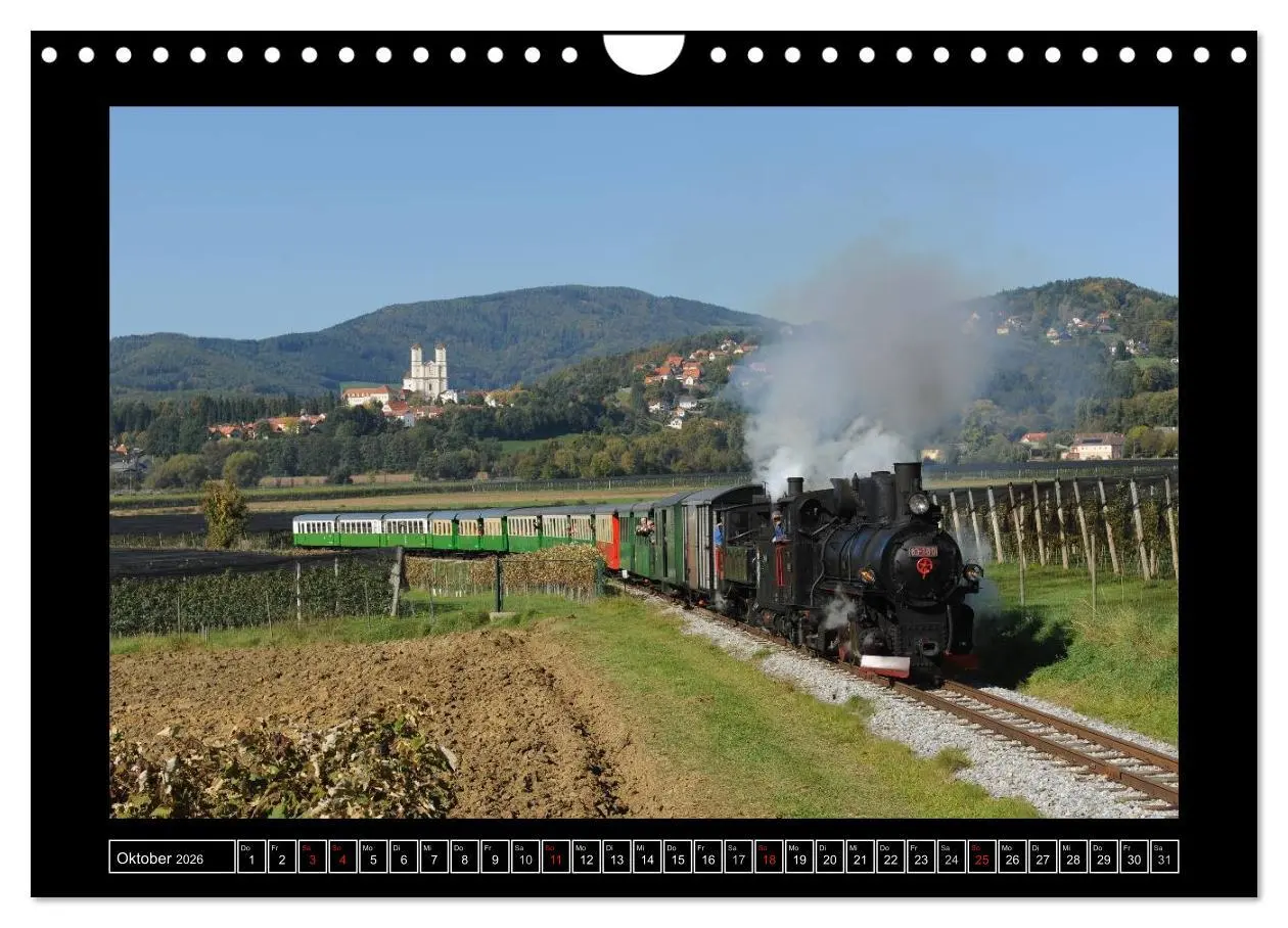 Bild: 9783516175837 | Eisenbahndampfromantik (Wandkalender 2026 DIN A4 quer), CALVENDO...