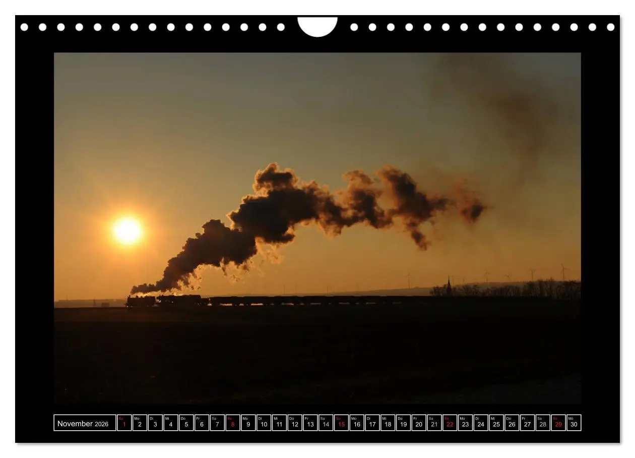 Bild: 9783516175837 | Eisenbahndampfromantik (Wandkalender 2026 DIN A4 quer), CALVENDO...