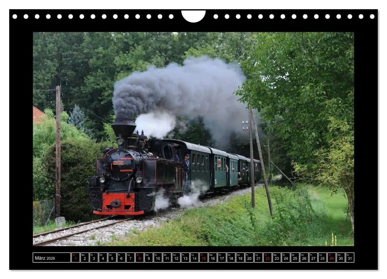 Bild: 9783516175837 | Eisenbahndampfromantik (Wandkalender 2026 DIN A4 quer), CALVENDO...