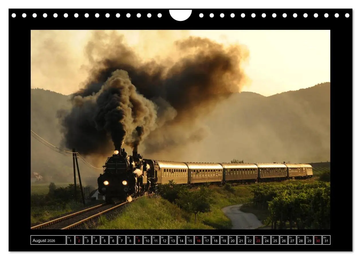 Bild: 9783516175837 | Eisenbahndampfromantik (Wandkalender 2026 DIN A4 quer), CALVENDO...