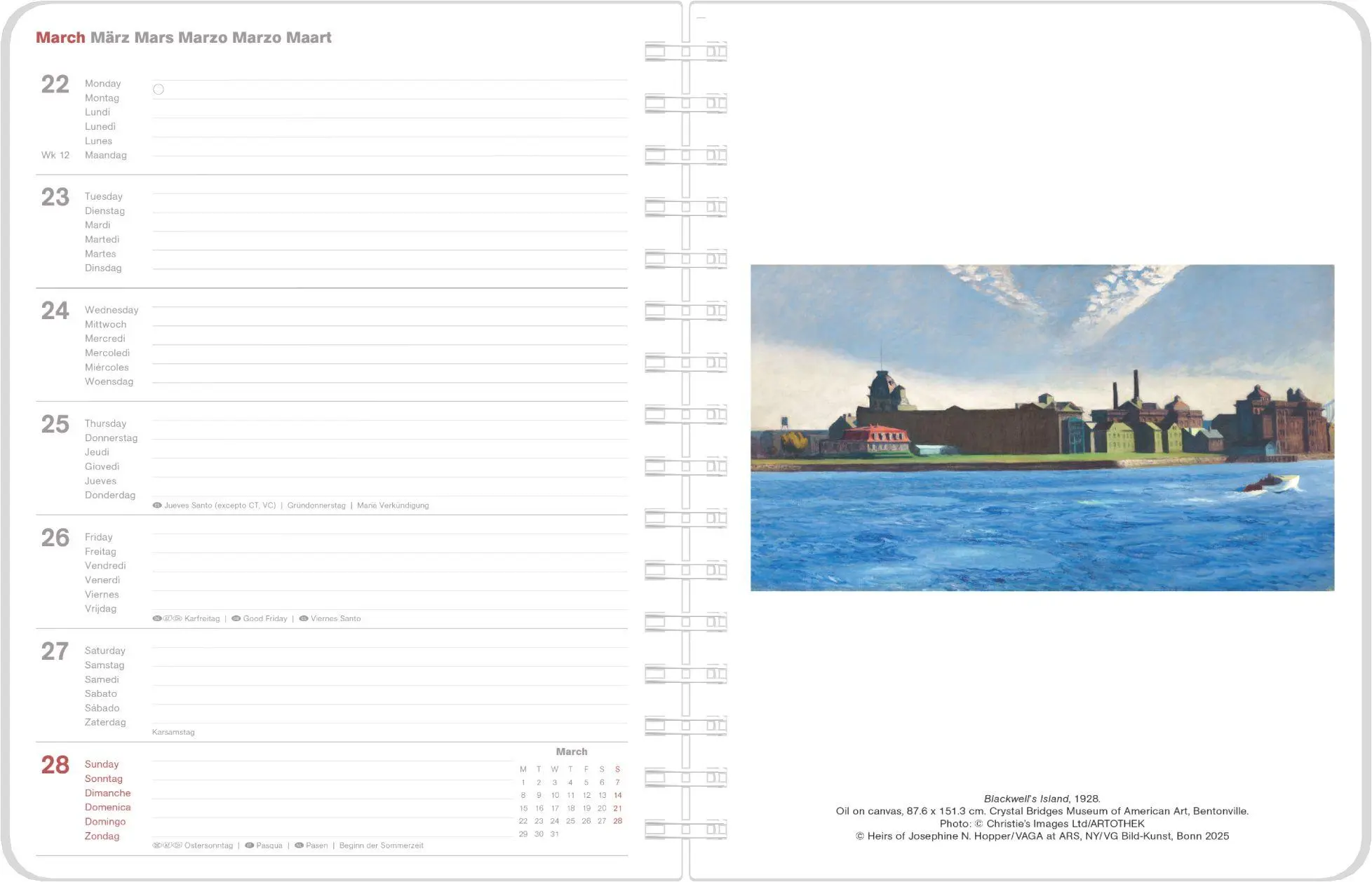 Bild: 4069095015937 | Edward Hopper Diary 2027 | Neumann Verlage GmbH &amp; Co KG | Buch | 2027