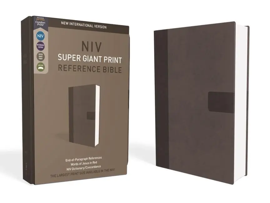 Cover: 9780310445937 | NIV, Super Giant Print Reference Bible, Giant Print, Imitation...