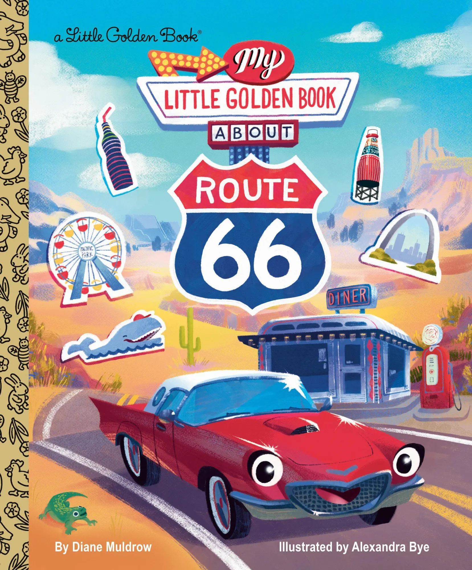 Cover: 9780593905937 | My Little Golden Book About Route 66 | Alexandra Bye (u. a.) | Buch