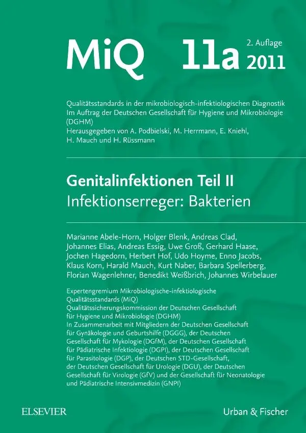 Cover: 9783437415937 | MIQ 11a: Genitalinfektionen 2 Infektionserreger: Bakterien | Buch