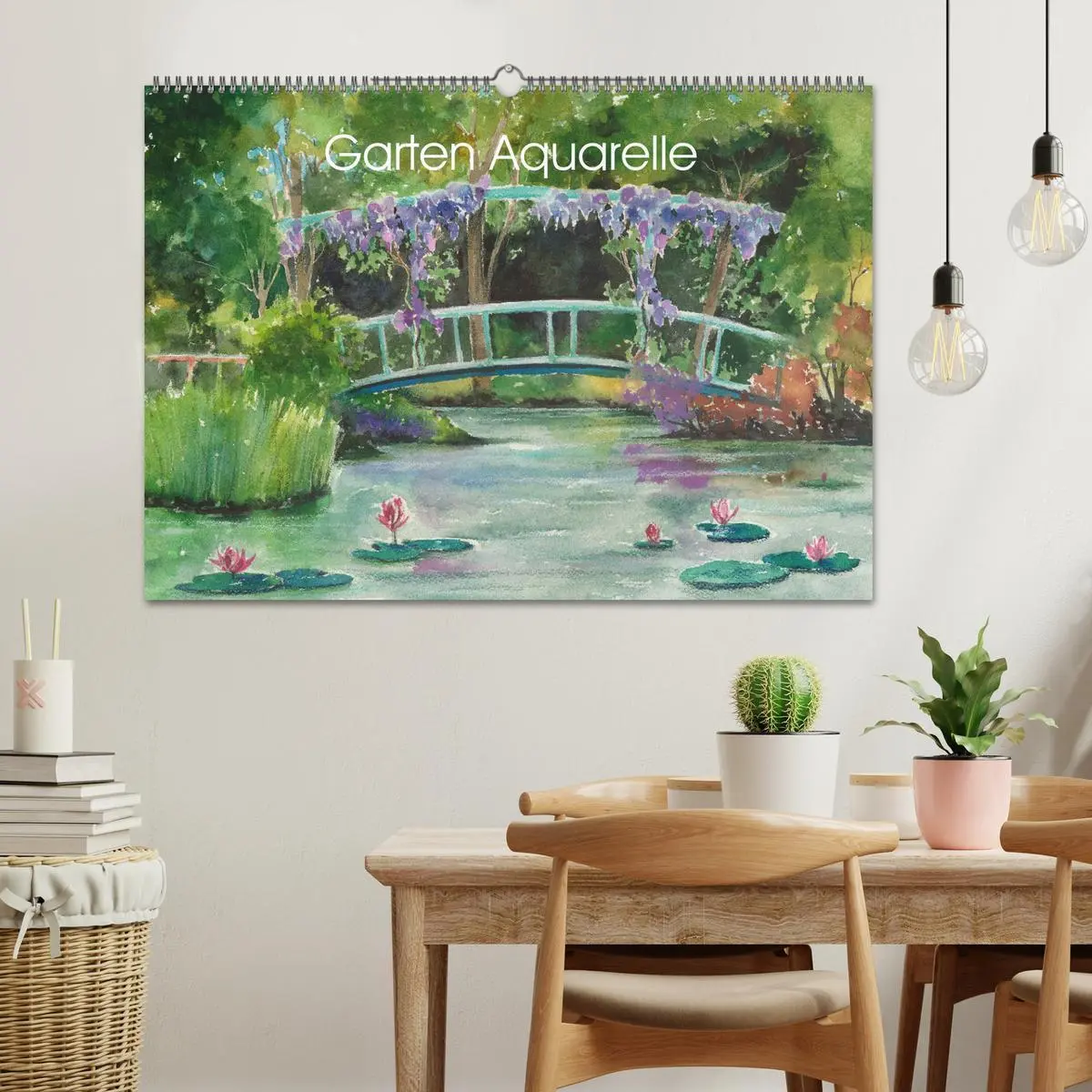 Bild: 9783457905937 | Garten Aquarelle (Wandkalender 2026 DIN A2 quer), CALVENDO...