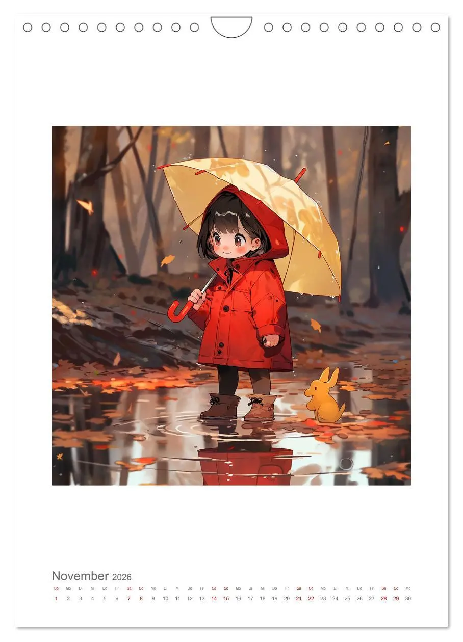 Bild: 9783516305937 | Manga Style Kinder (Wandkalender 2026 DIN A4 hoch), CALVENDO...