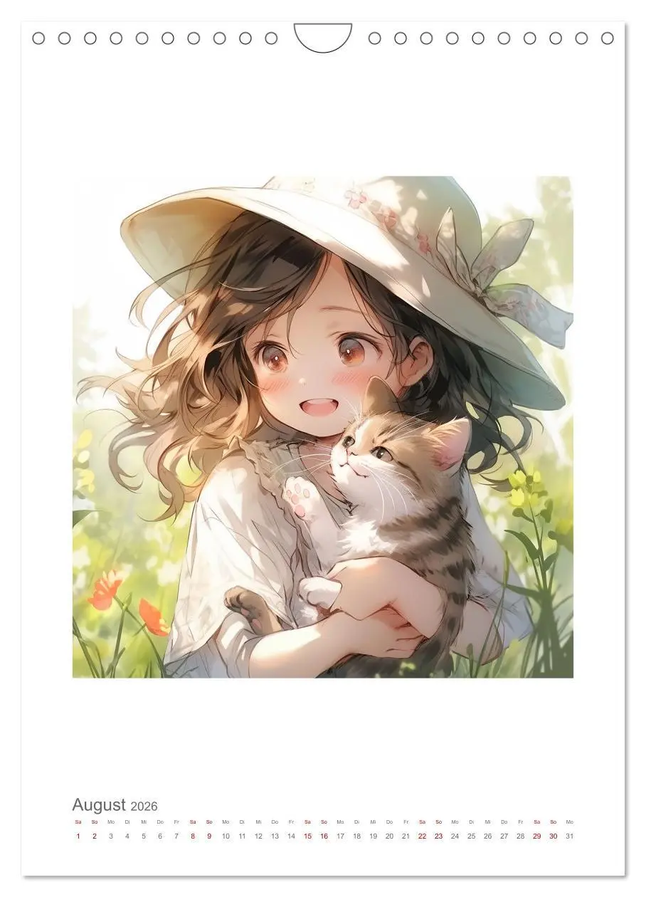 Bild: 9783516305937 | Manga Style Kinder (Wandkalender 2026 DIN A4 hoch), CALVENDO...